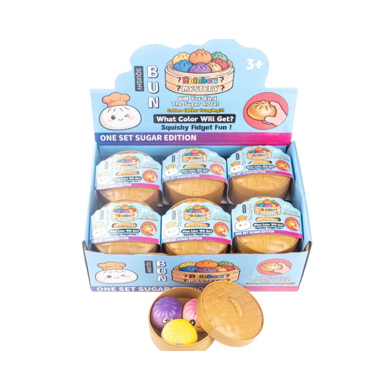 Cross-border Hand Squeeze Toy Slow Rebound Vent Bun Wholesale Toy Manufacturer Direct Sales Decompression Artifact Decompression Pinch Music