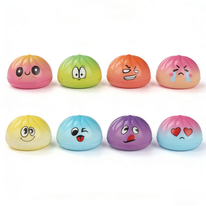 Cross-border Hand Squeeze Toy Slow Rebound Vent Bun Wholesale Toy Manufacturer Direct Sales Decompression Artifact Decompression Pinch Music
