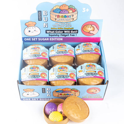 Cross-border Hand Squeeze Toy Slow Rebound Vent Bun Wholesale Toy Manufacturer Direct Sales Decompression Artifact Decompression Pinch Music