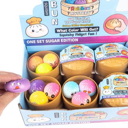 Cross-border Hand Squeeze Toy Slow Rebound Vent Bun Wholesale Toy Manufacturer Direct Sales Decompression Artifact Decompression Pinch Music